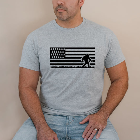 Patriotic Bigfoot TShirt