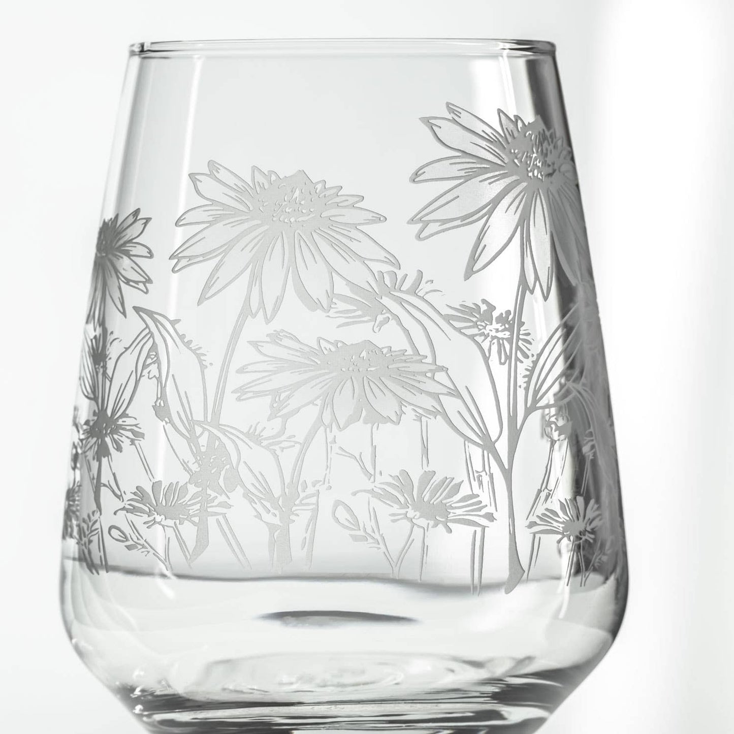 Wildflowers 15.75oz Stemless Wine Tumblers