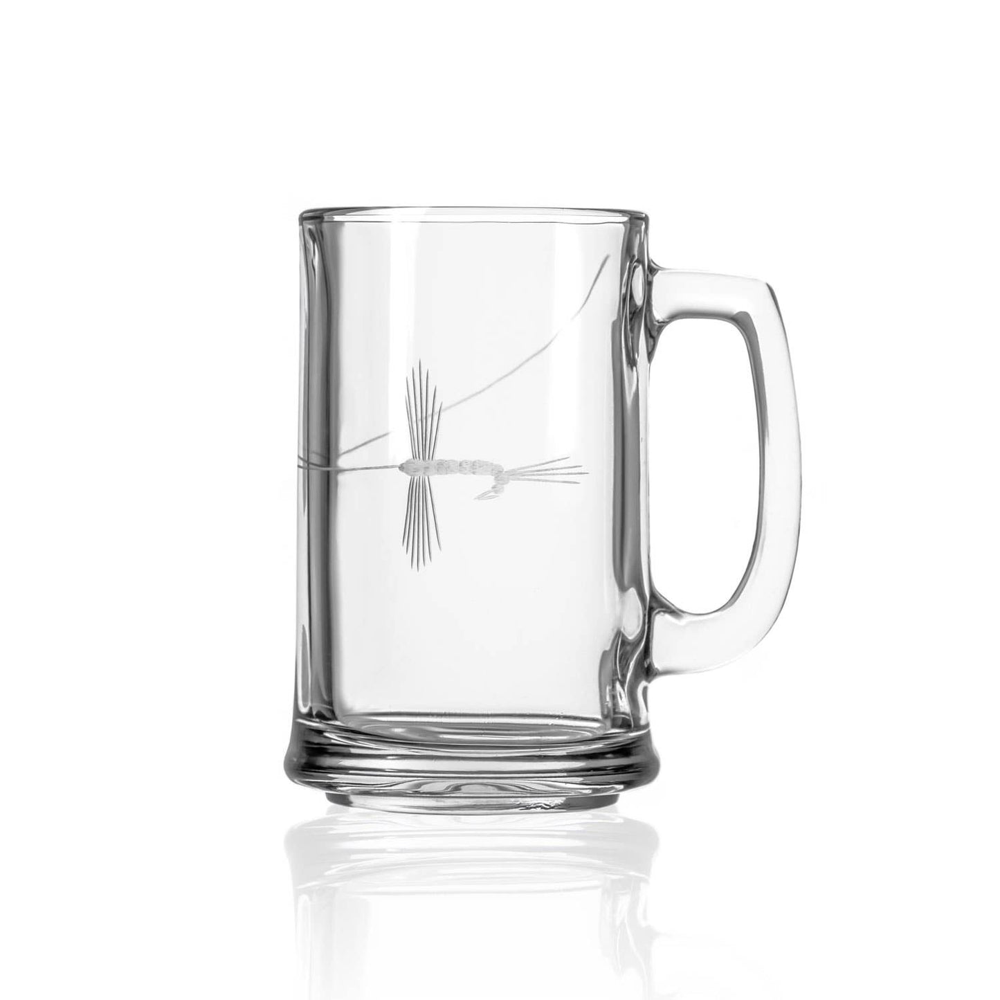 Fly Fishing 16 oz Beer Mug