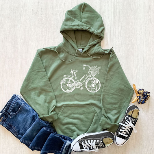 Cruiser Bicycle Sweatshirt - Hoodie or Crewneck