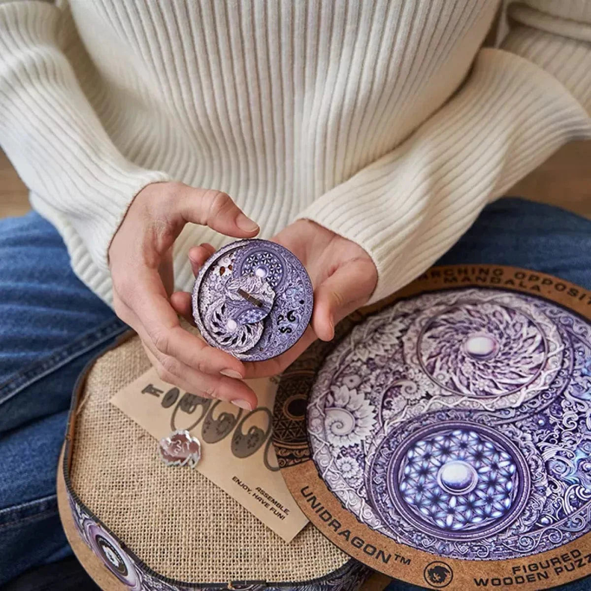 Mandala Overarching Opposites Wooden Jigsaw Puzzle