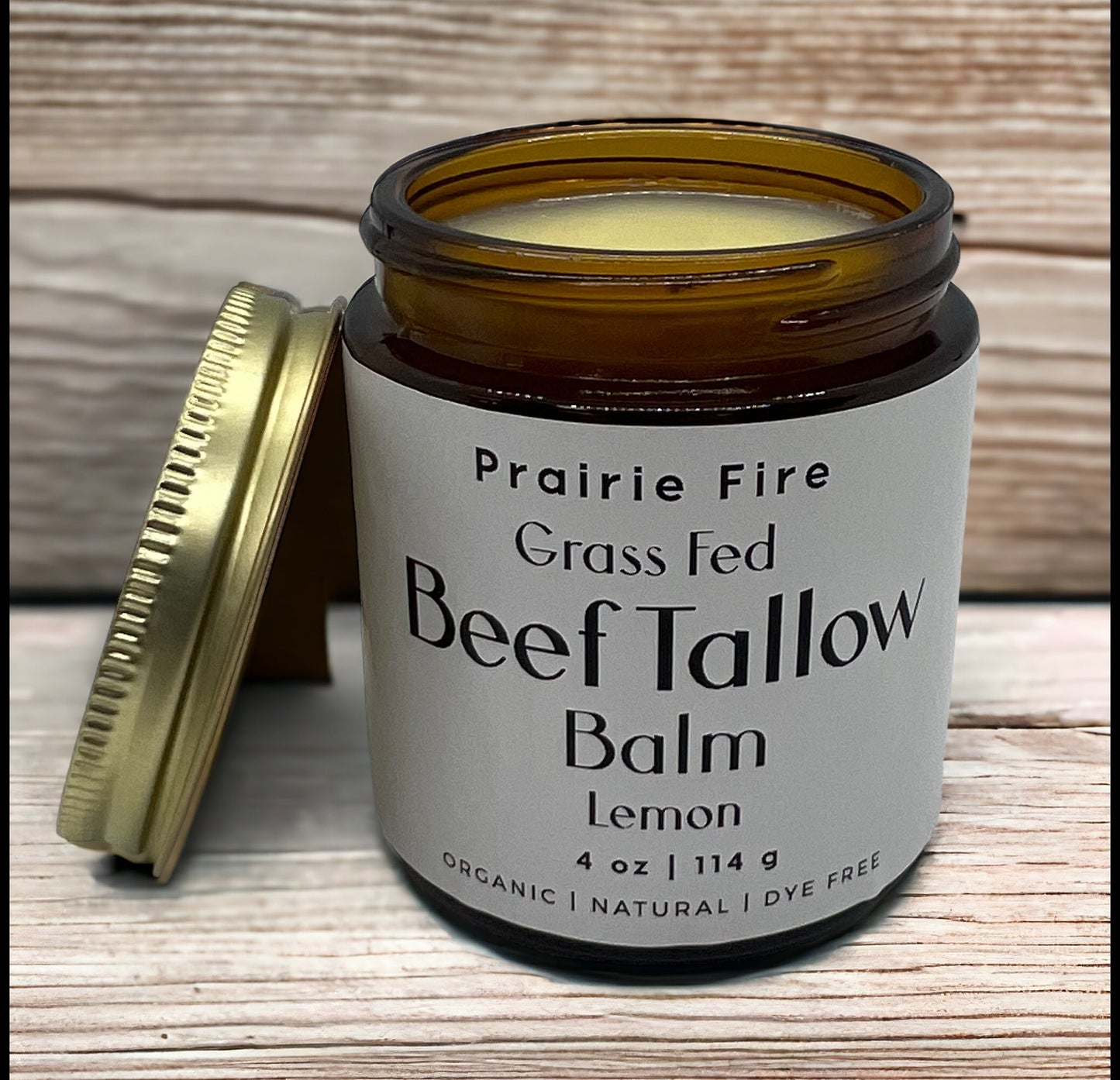 Organic Grass Fed Beef Tallow Balm - 4 oz