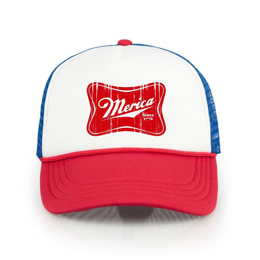 Merica Miller Snapback Trucker Hat