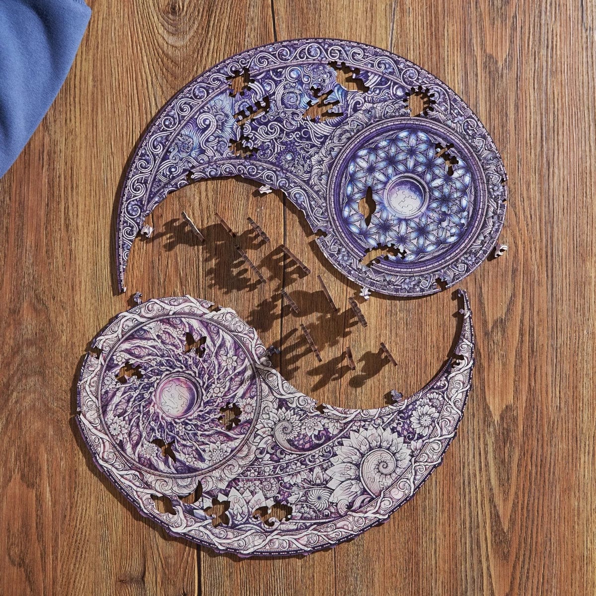 Mandala Overarching Opposites Wooden Jigsaw Puzzle