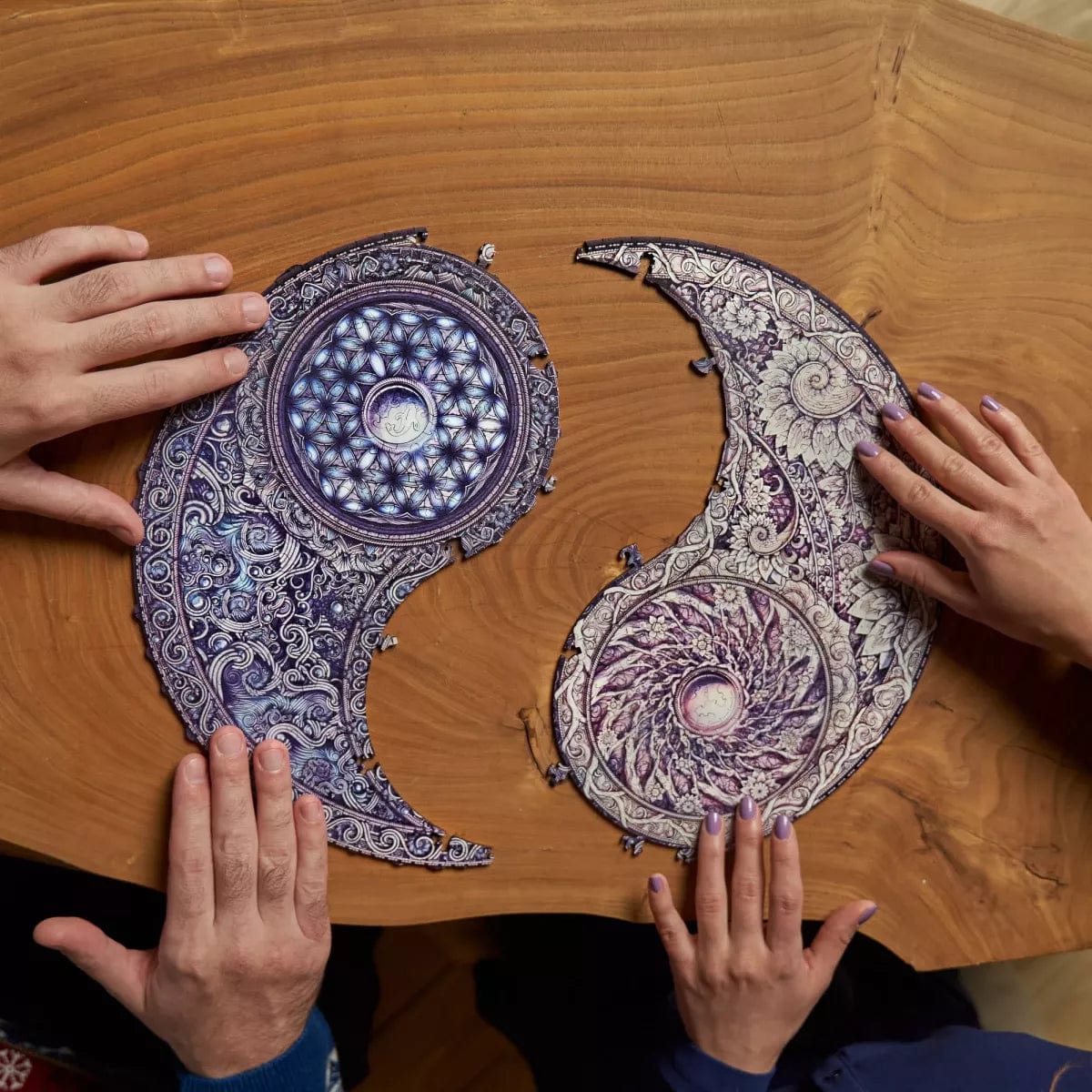 Mandala Overarching Opposites Wooden Jigsaw Puzzle