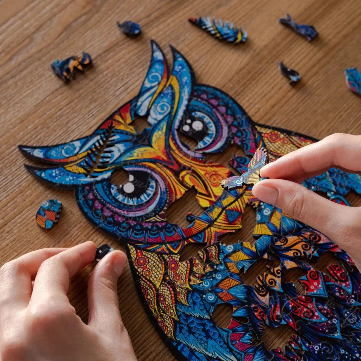 Charming Owl Wooden Jigsaw Puzzle