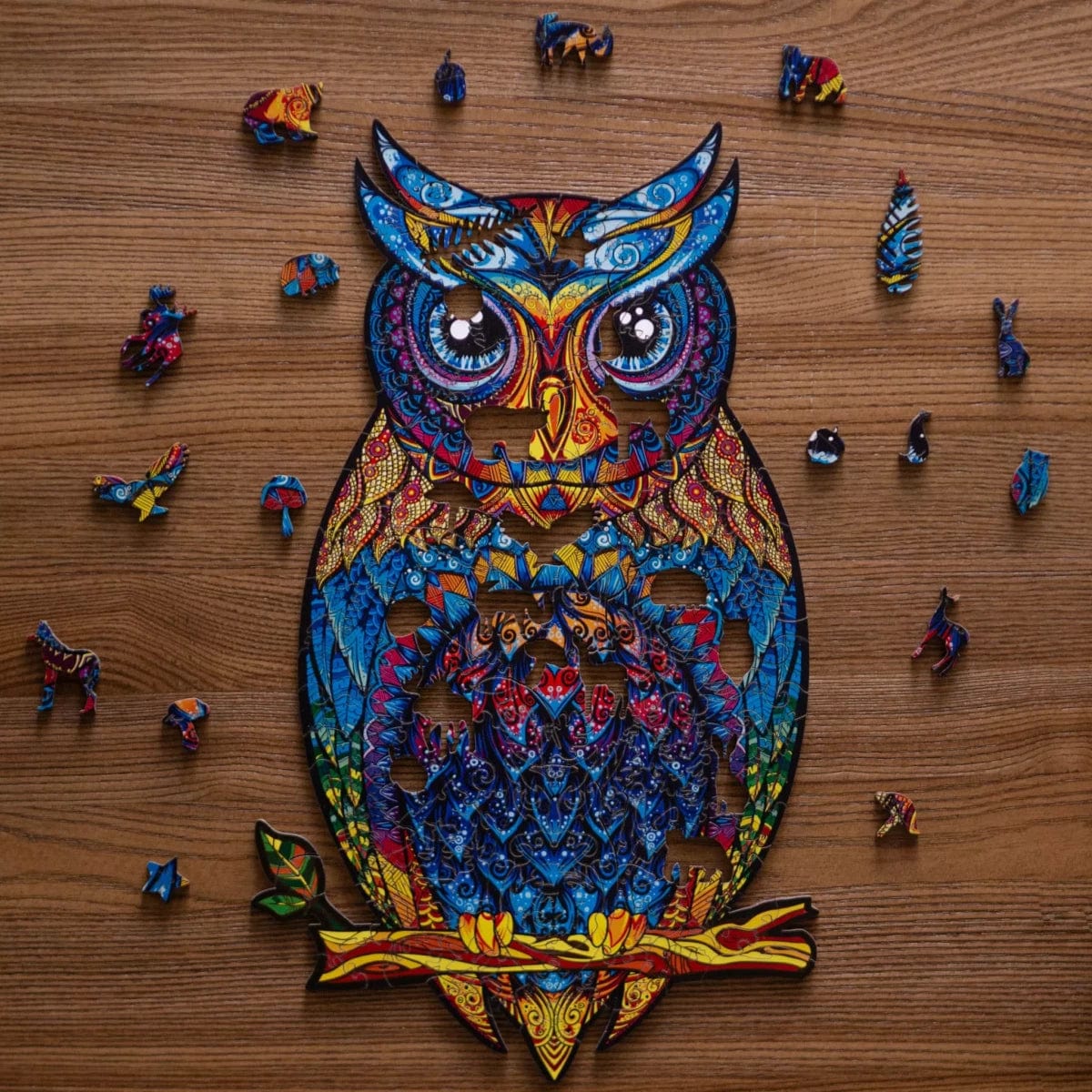 Charming Owl Wooden Jigsaw Puzzle
