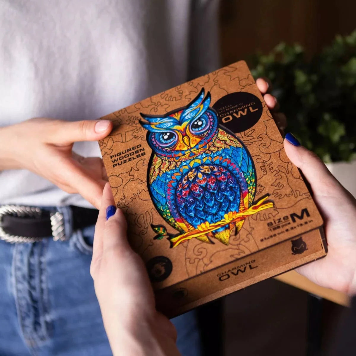 Charming Owl Wooden Jigsaw Puzzle