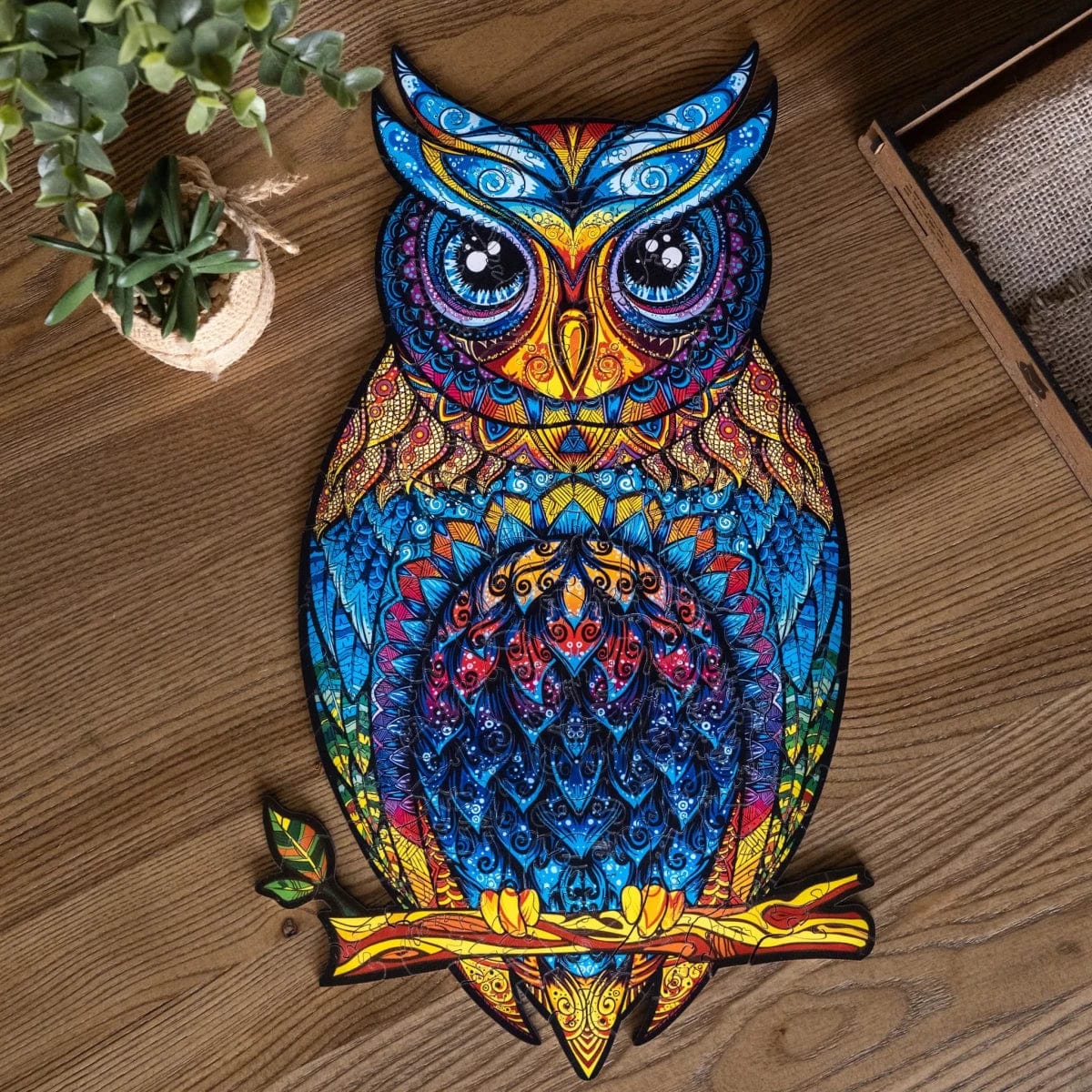 Charming Owl Wooden Jigsaw Puzzle