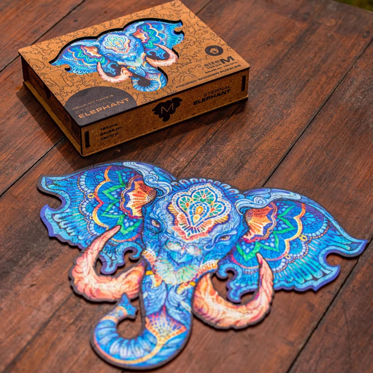 Eternal Elephant Wooden Jigsaw Puzzle