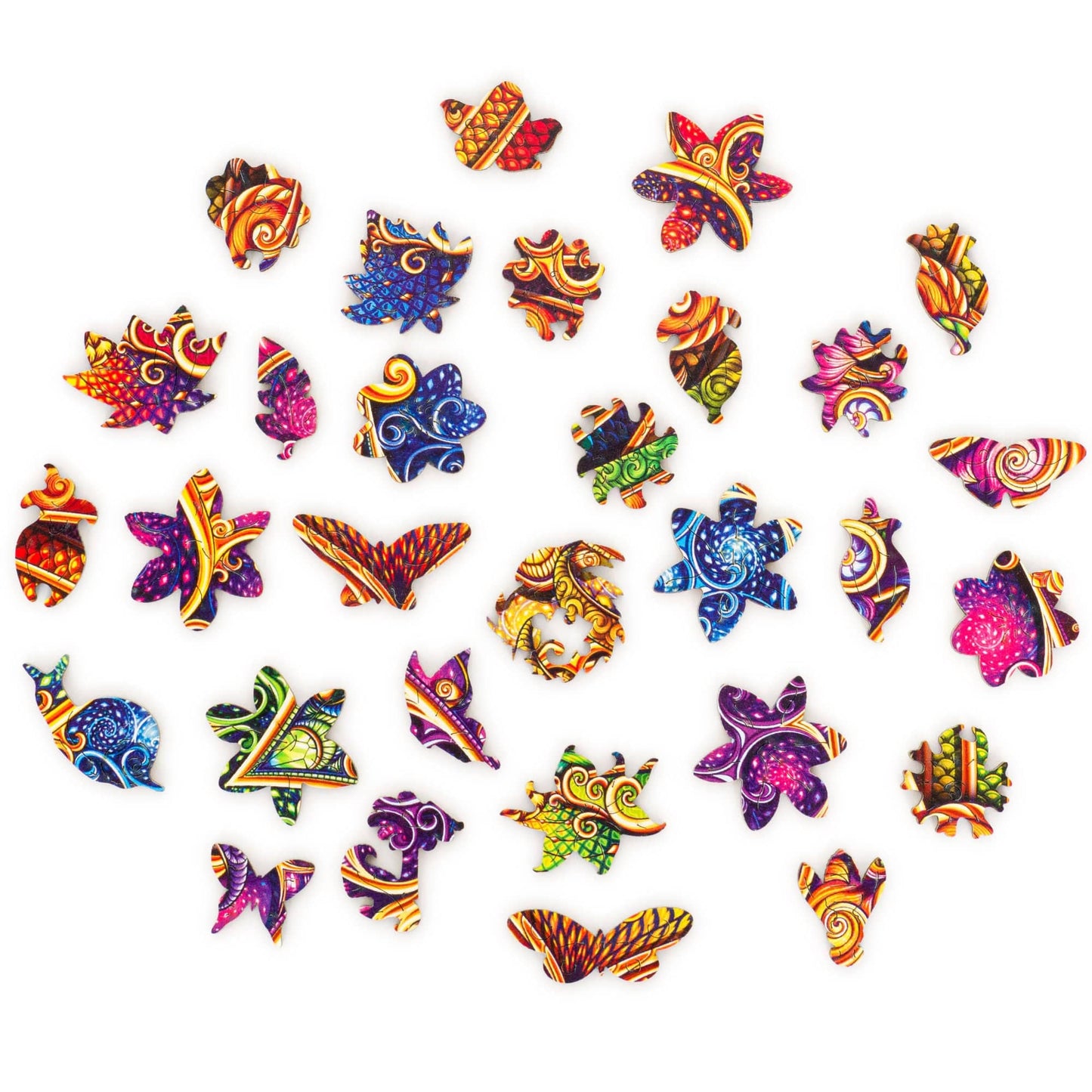 Mandala Inexhaustible Abundance Wooden Jigsaw Puzzle