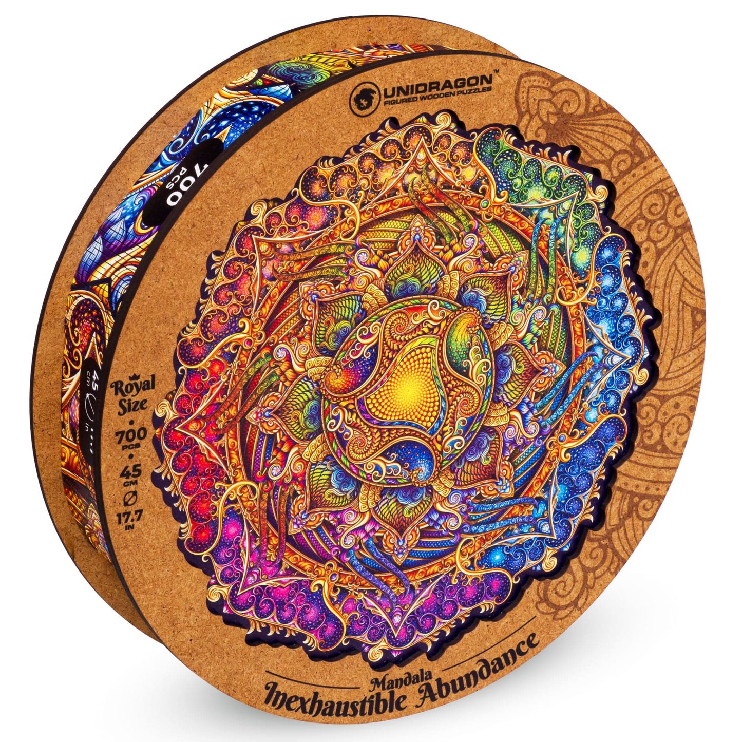 Mandala Inexhaustible Abundance Wooden Jigsaw Puzzle