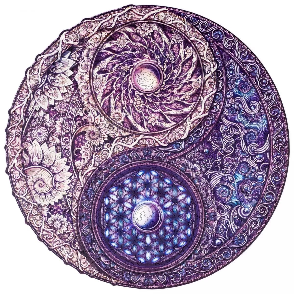 Mandala Overarching Opposites Wooden Jigsaw Puzzle