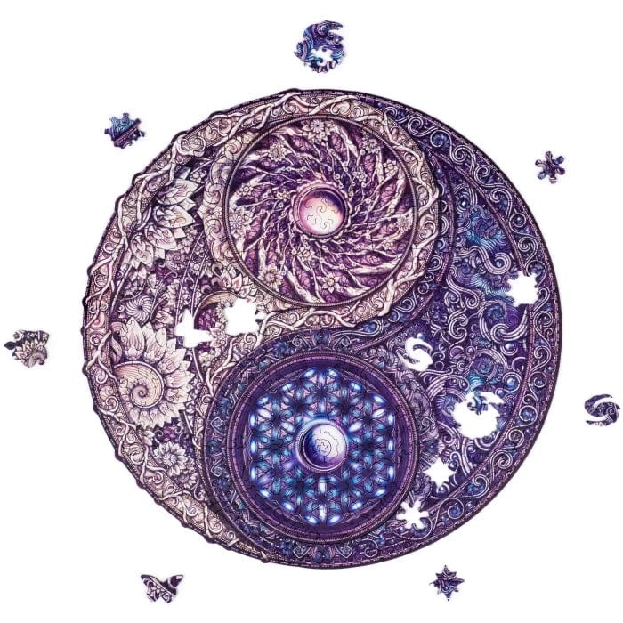 Mandala Overarching Opposites Wooden Jigsaw Puzzle