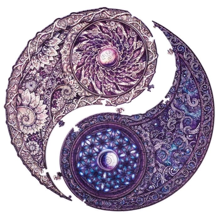 Mandala Overarching Opposites Wooden Jigsaw Puzzle