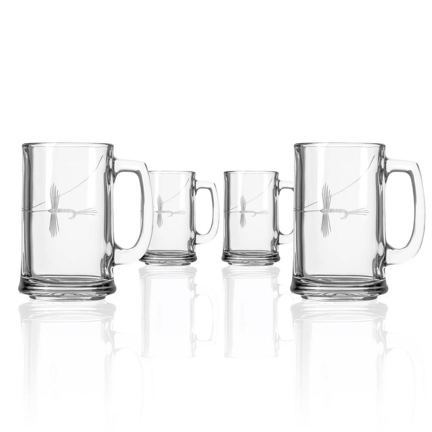 Fly Fishing 16 oz Beer Mug