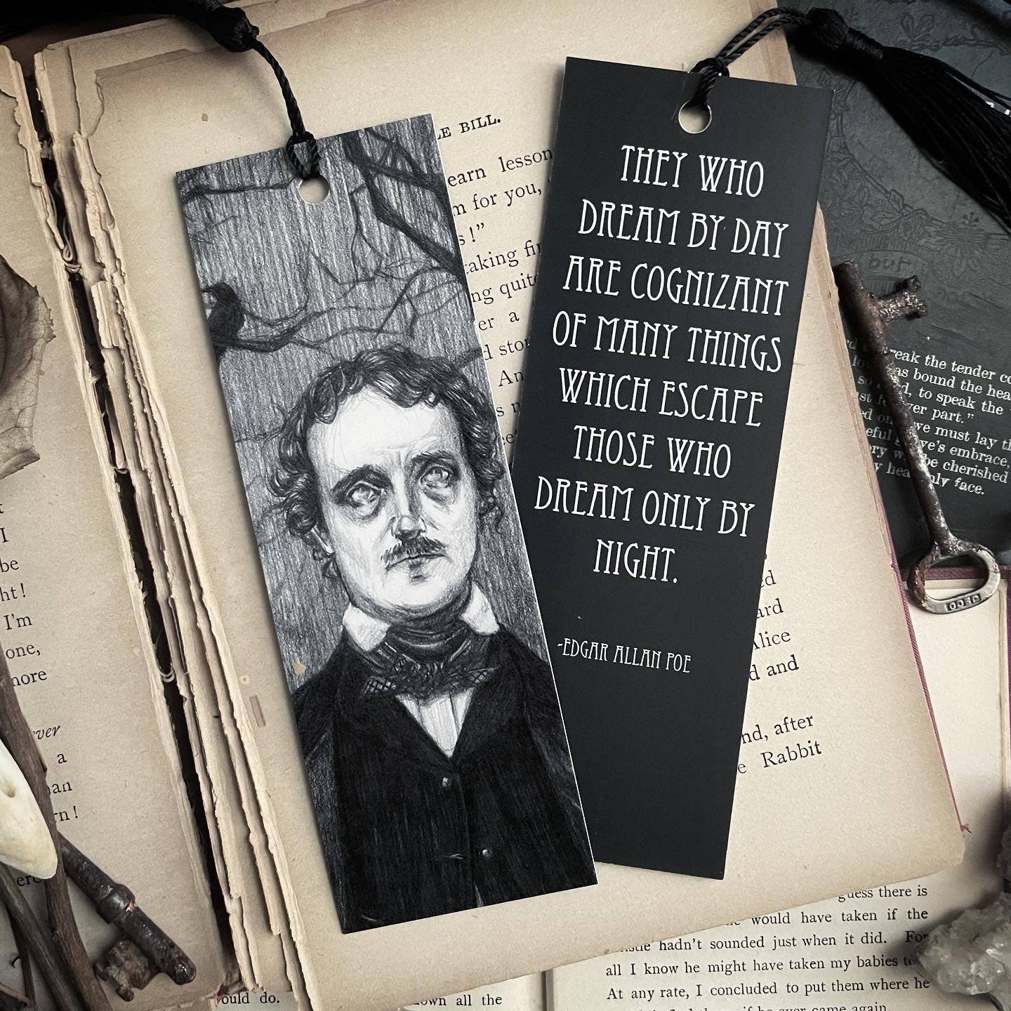 Edgar Allan Poe Bookmark