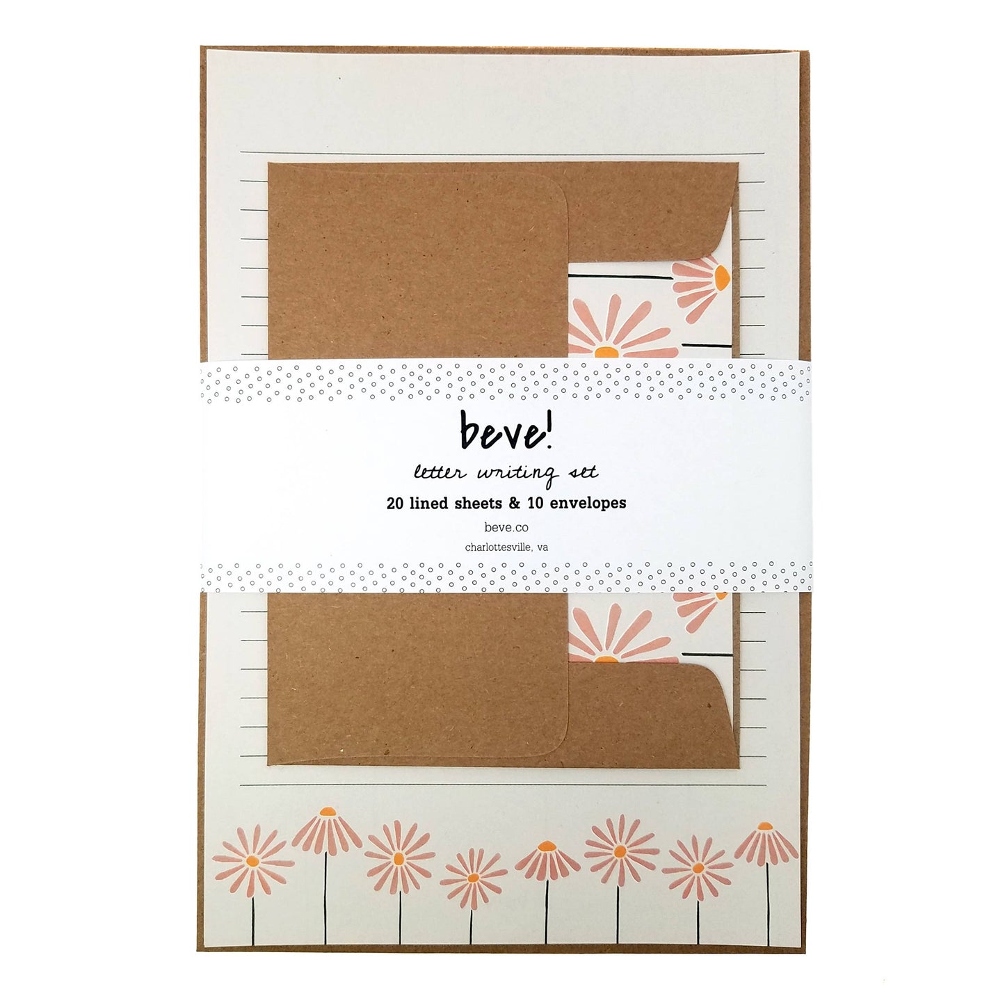 Coneflower Letter Writing Stationery Set