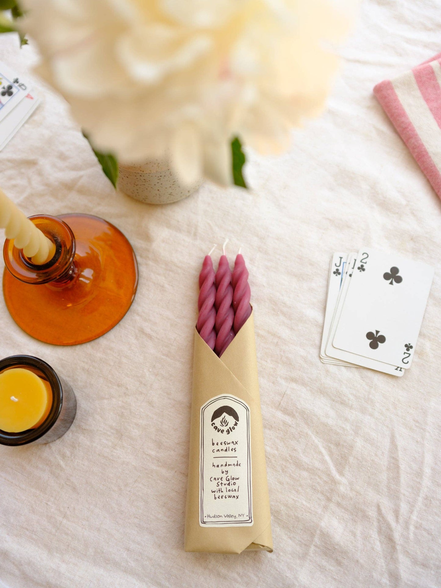 Plum Beeswax Set