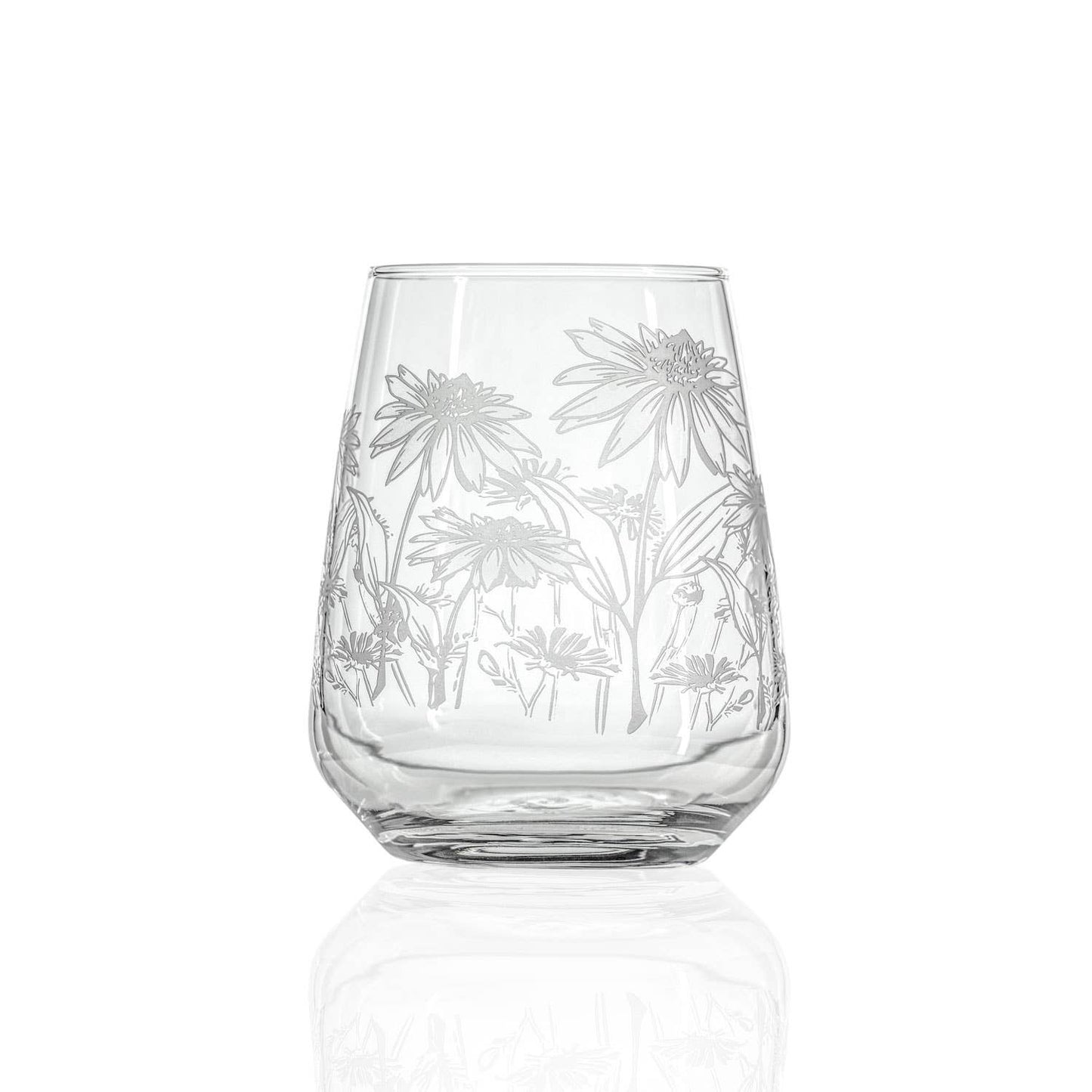 Wildflowers 15.75oz Stemless Wine Tumblers