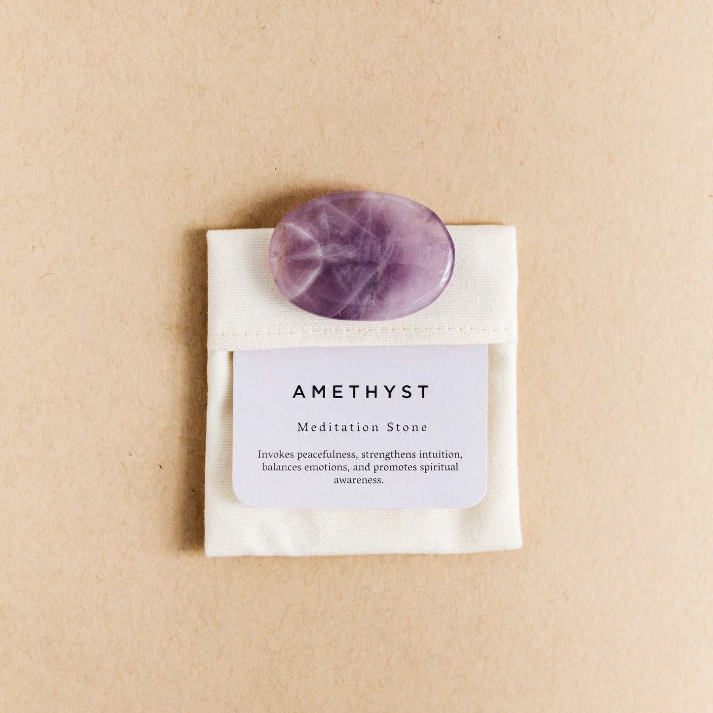 Amethyst Meditation Stone