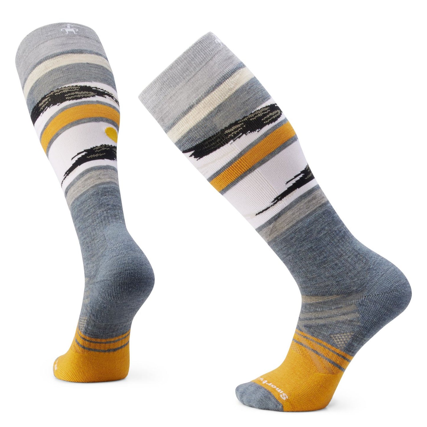 Smartwool Ski Full Cushion Midnight Ski Pattern Over The Calf Socks