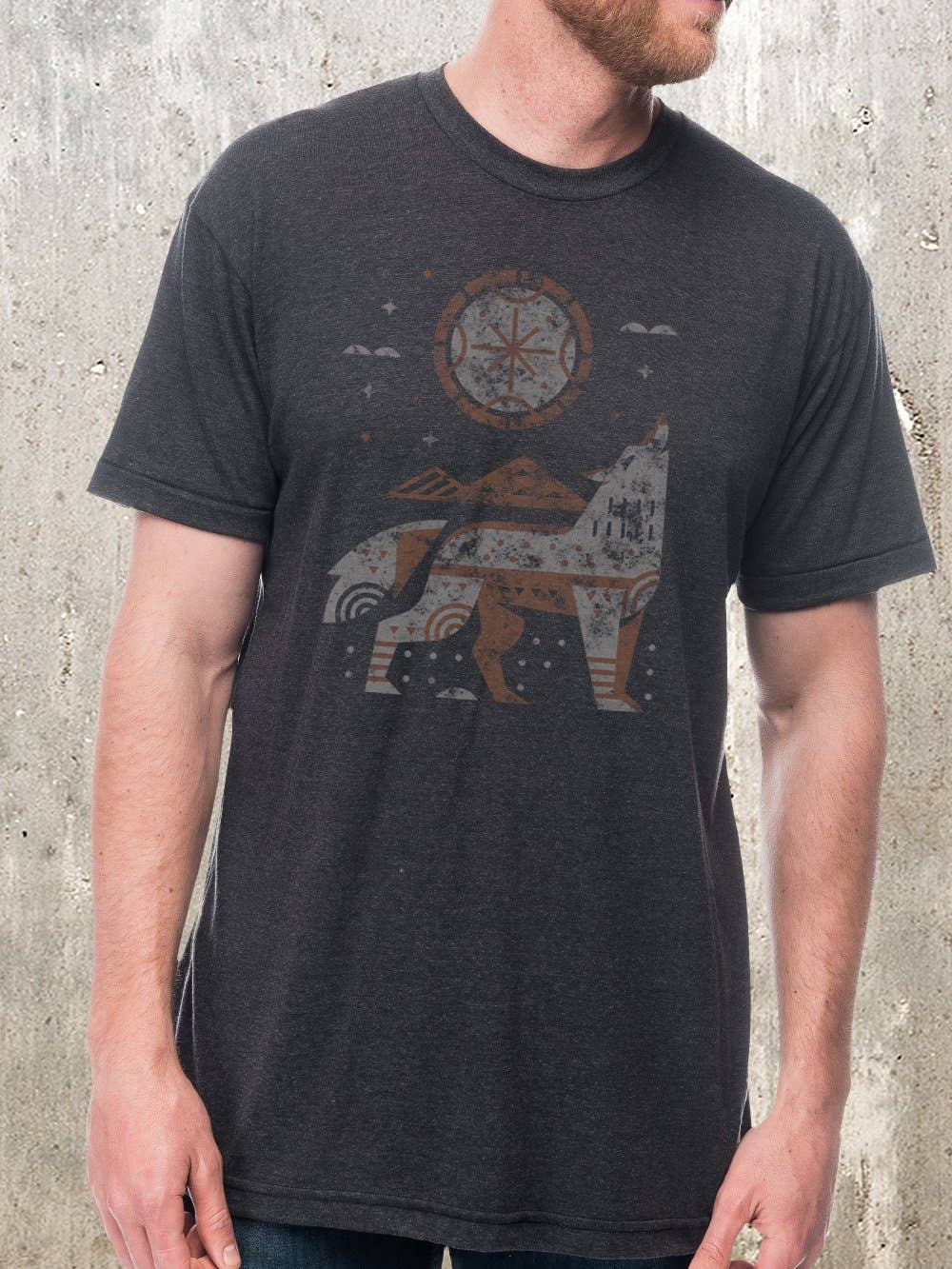 Geometric Wolf T-Shirt