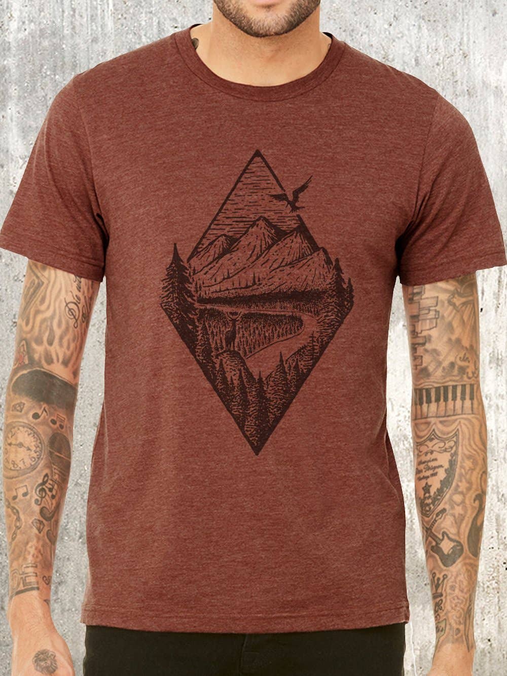 River Mountain Forest T-Shirt