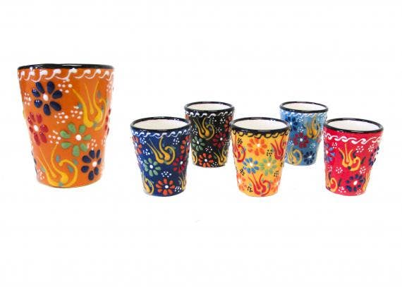 Ceramic Shotglass/Toothpick Holder