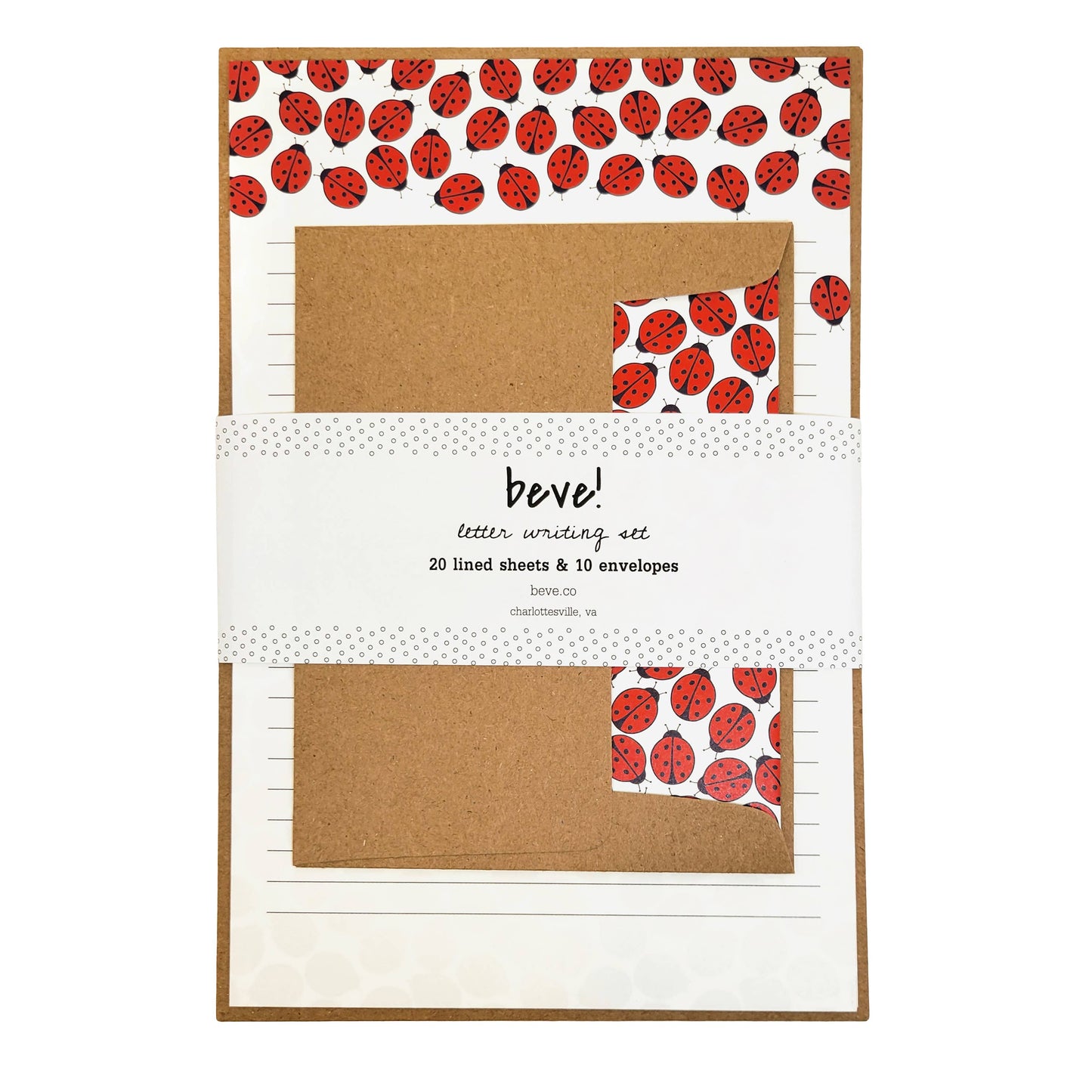 Ladybug Letter Writing Set