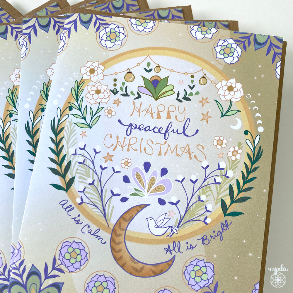 Peaceful Christmas Card