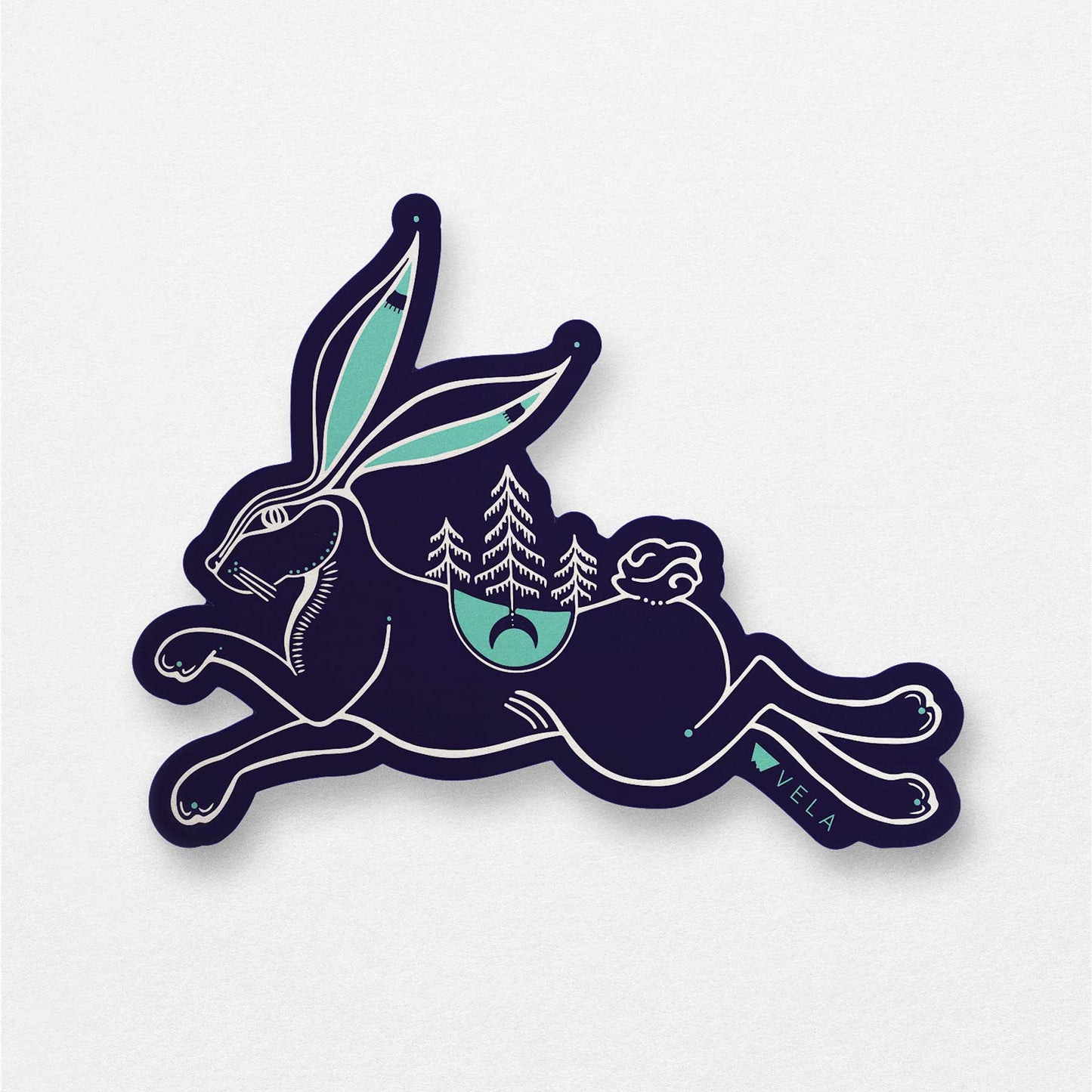 Hare Sticker