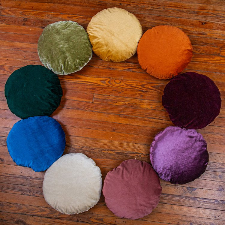 Velvet Meditation Pillows