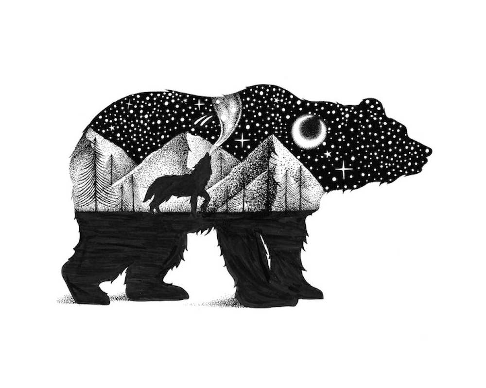 Bear Sticker