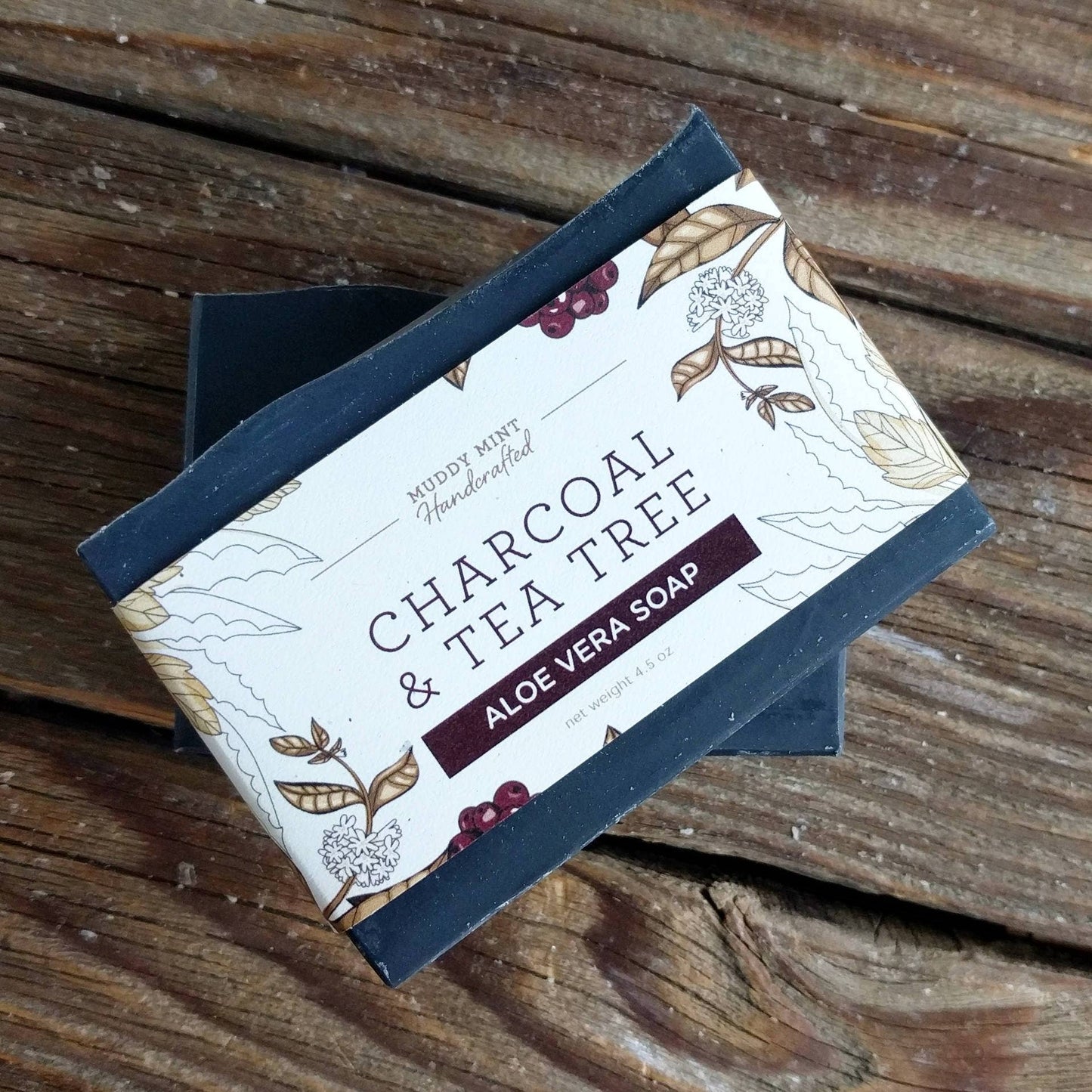 Activated Charcoal Soap with Tea Tree Essential Oil