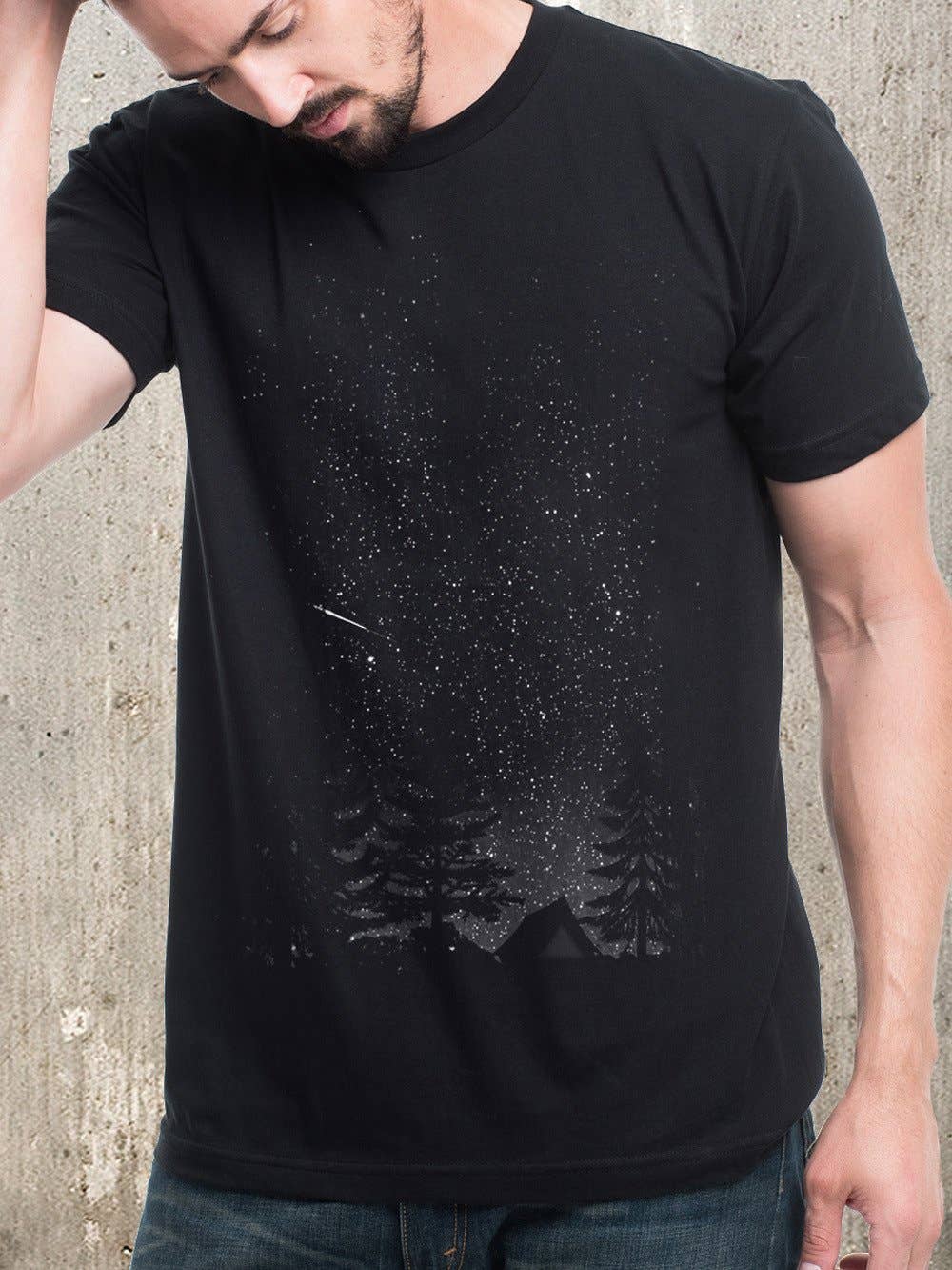 Camping Under the Night Sky T-Shirt