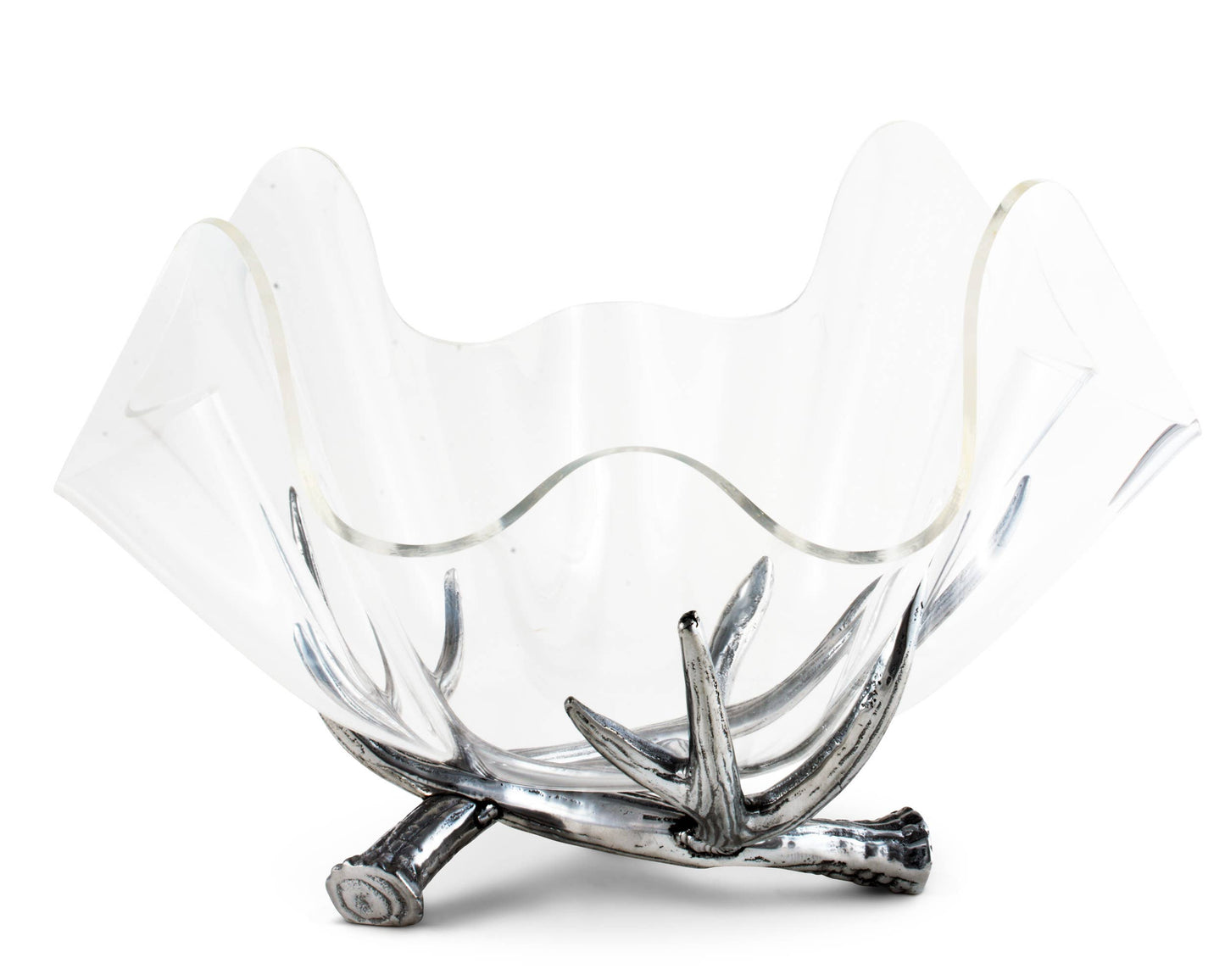 Antler Stand Acrylic Bowl 14"