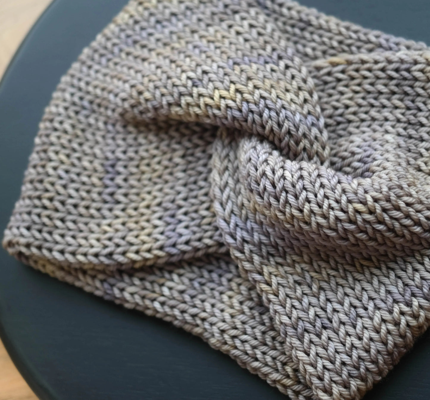 Luxury Wool Twist Front Ear Warmer Headband