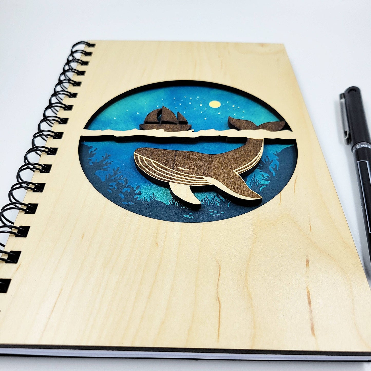 Sea Voyage Wood Journal