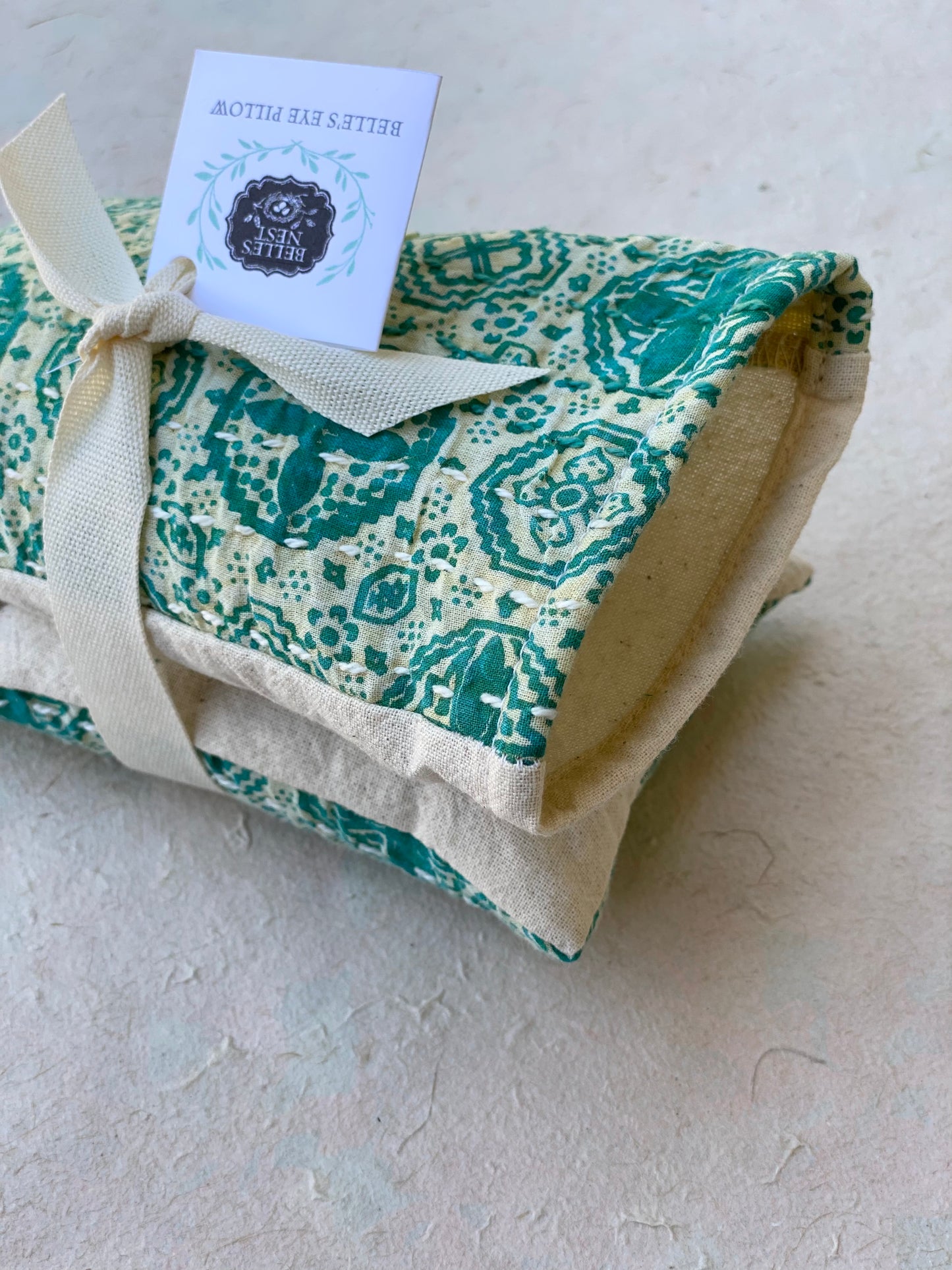 Fresh Green Lavender Eye Pillow