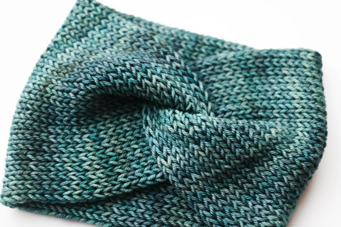 Luxury Wool Twist Front Ear Warmer Headband