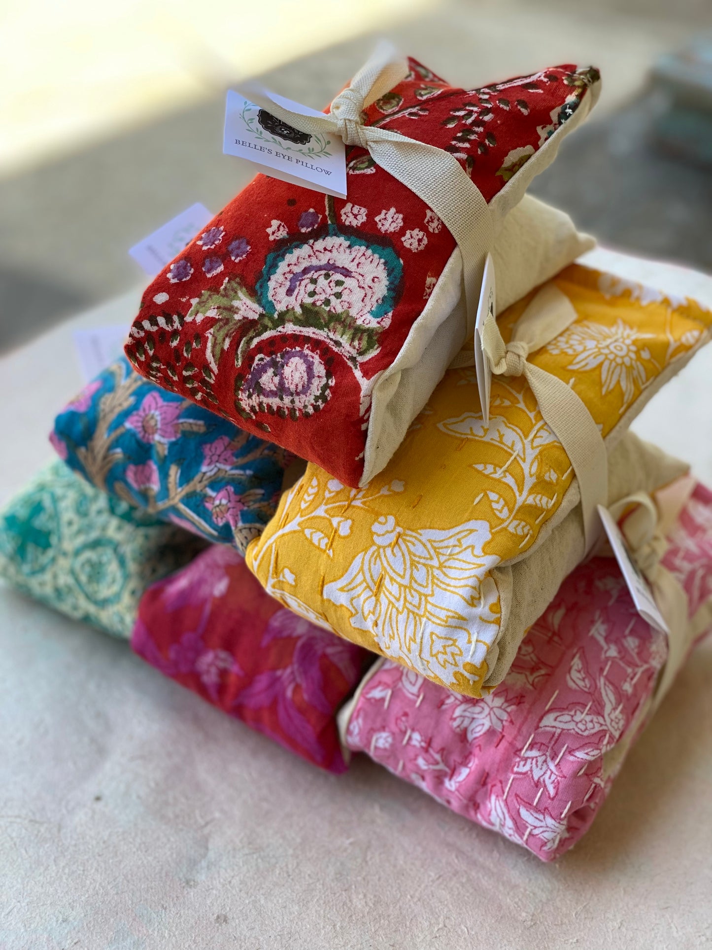 Fresh Green Lavender Eye Pillow