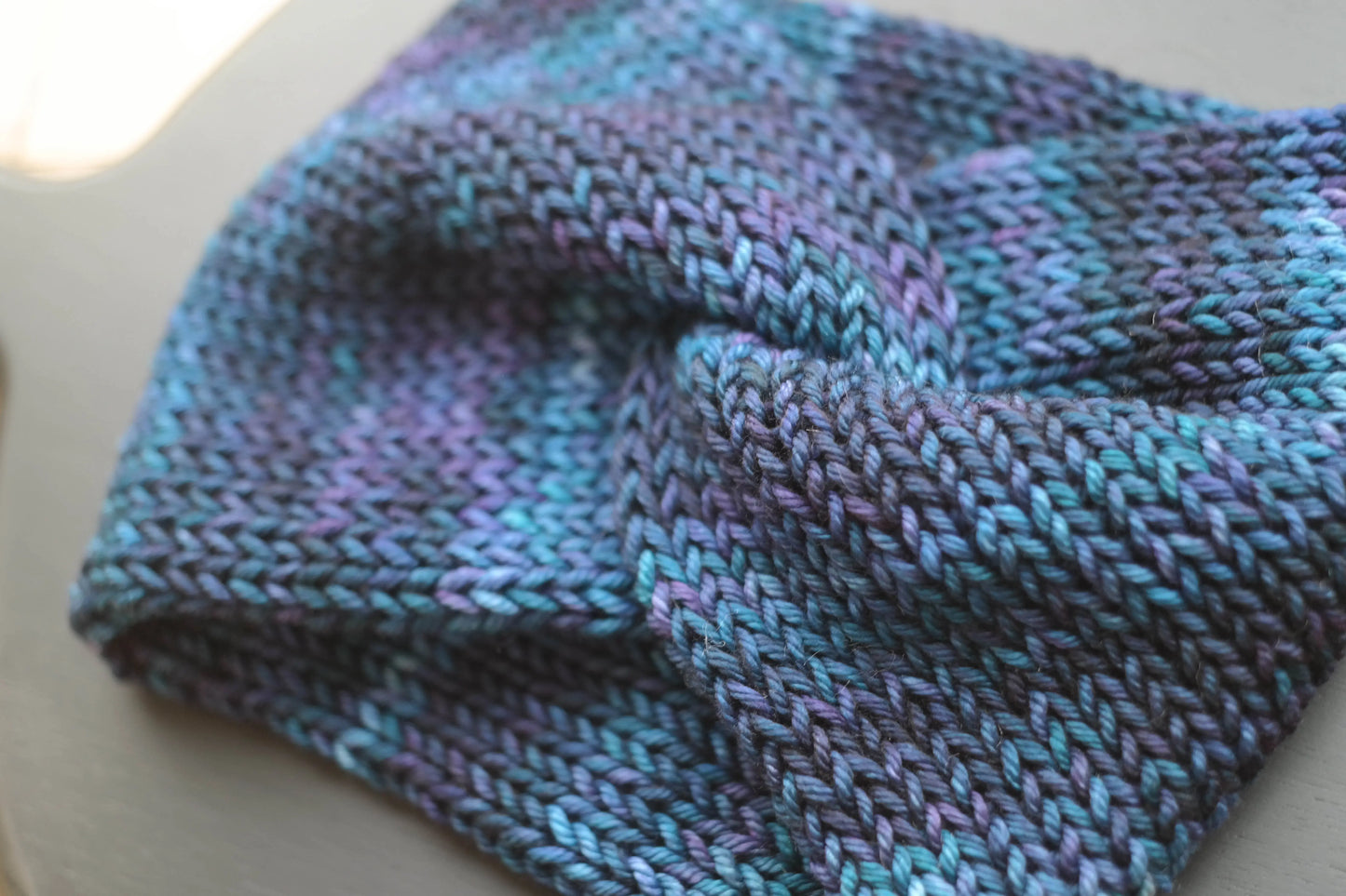 Luxury Wool Twist Front Ear Warmer Headband