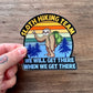 Sloth Hiking Team Sticker