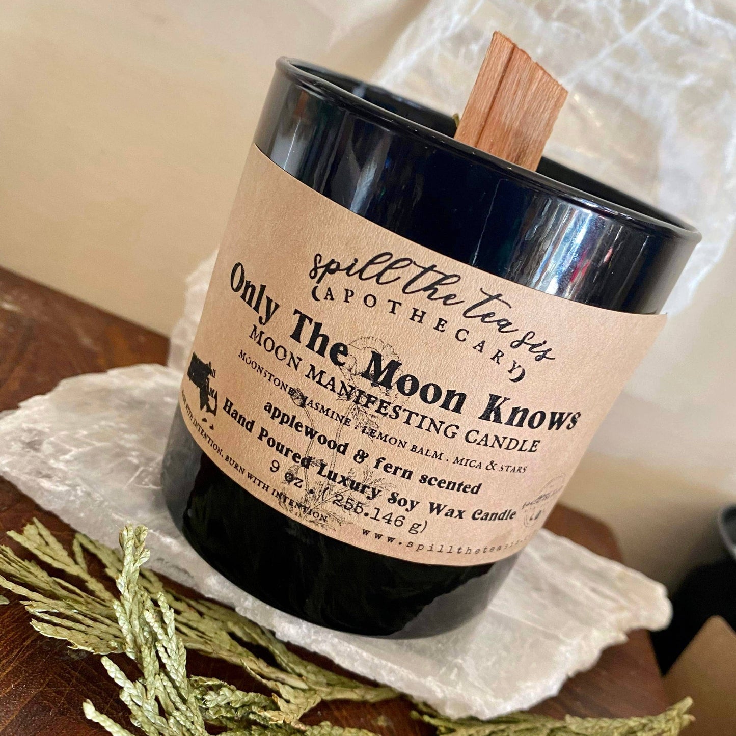 Only The Moon Knows Moon Manifesting Soy Wax Candle