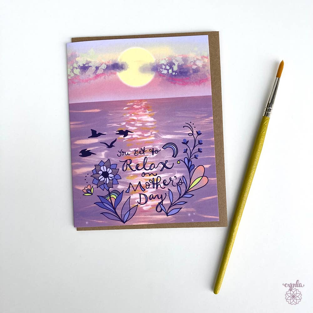 Mothers Day Sunset Card