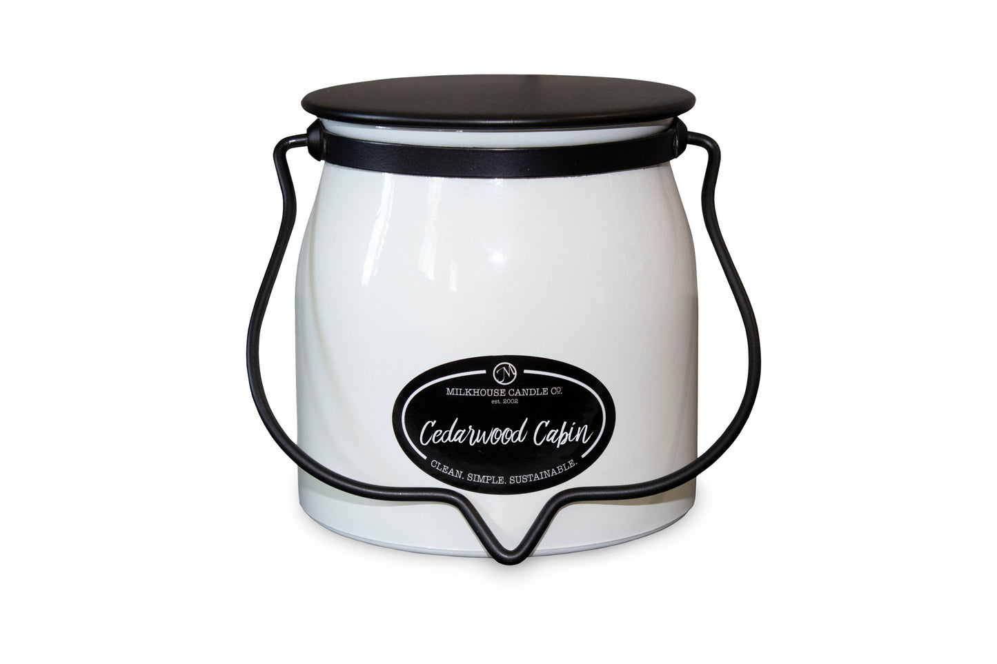 Butter Jar 16 oz: Cedarwood Cabin