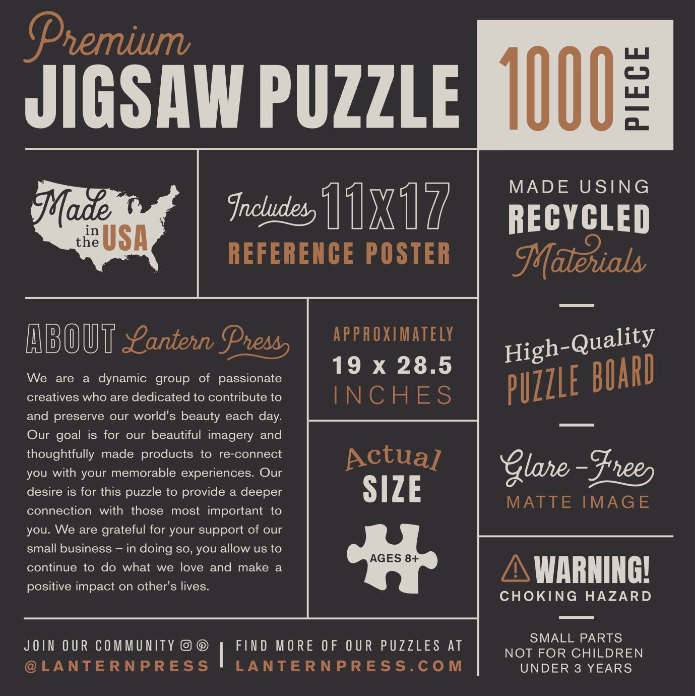 1000 Piece Pocono Moutain Bear Puzzle