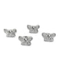 Pine Cone Forest Pattern Napkin Rings - Set of 4