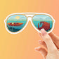 Sunglasses Lake Sticker